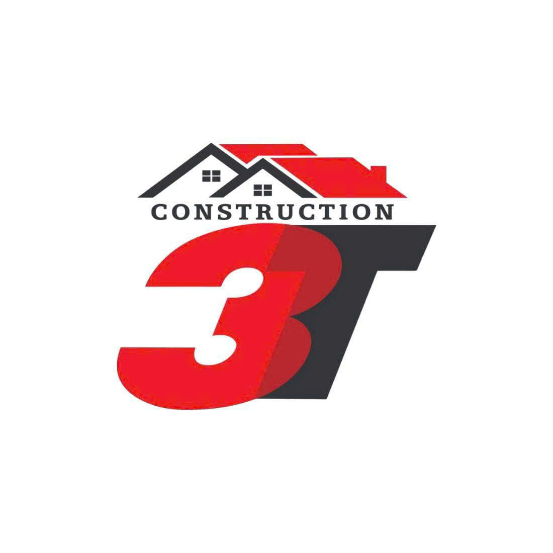 3T Construction Logo